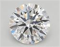Lab Created Diamond 2.59 Carats, Round with ideal Cut, E Color, vvs1 Clarity and Certified by IGI