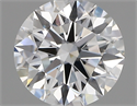 Lab Created Diamond 1.02 Carats, Round with ideal Cut, D Color, vvs2 Clarity and Certified by IGI