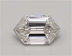 Picture of Lab Created Diamond 0.69 Carats, LONG HEXAGON with  Cut, G Color, vvs1 Clarity and Certified by IGI