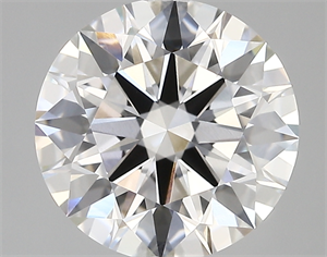 Picture of Lab Created Diamond 3.52 Carats, Round with ideal Cut, D Color, vvs1 Clarity and Certified by IGI