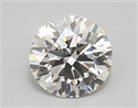 Lab Created Diamond 1.18 Carats, Round with ideal Cut, D Color, vvs2 Clarity and Certified by IGI