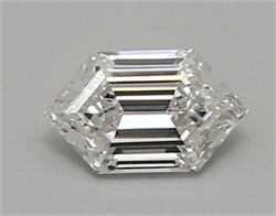 Picture of Lab Created Diamond 0.84 Carats, LONG HEXAGON with  Cut, D Color, vvs1 Clarity and Certified by IGI
