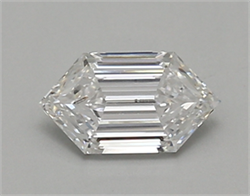 Picture of Lab Created Diamond 0.72 Carats, LONG HEXAGON with  Cut, D Color, vvs1 Clarity and Certified by IGI