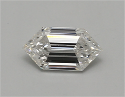 Picture of Lab Created Diamond 0.71 Carats, LONG HEXAGON with  Cut, E Color, vvs2 Clarity and Certified by IGI