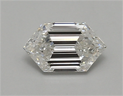 Picture of Lab Created Diamond 0.71 Carats, LONG HEXAGON with  Cut, E Color, vvs2 Clarity and Certified by IGI