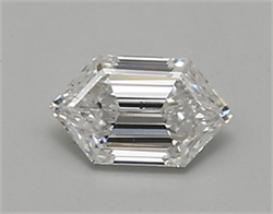 Picture of Lab Created Diamond 0.69 Carats, LONG HEXAGON with  Cut, D Color, vs1 Clarity and Certified by IGI