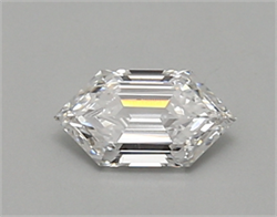 Picture of Lab Created Diamond 0.46 Carats, LONG HEXAGON with  Cut, D Color, vvs2 Clarity and Certified by IGI
