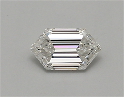 Picture of Lab Created Diamond 0.41 Carats, LONG HEXAGON with  Cut, E Color, vvs2 Clarity and Certified by IGI