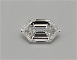 Picture of Lab Created Diamond 0.30 Carats, LONG HEXAGON with  Cut, D Color, vvs2 Clarity and Certified by IGI