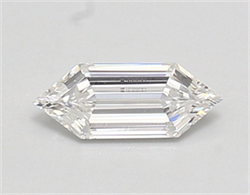 Picture of Lab Created Diamond 0.62 Carats, LONG HEXAGON with  Cut, E Color, vvs2 Clarity and Certified by IGI