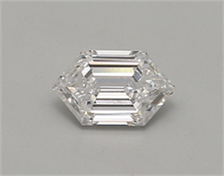 Picture of Lab Created Diamond 0.53 Carats, LONG HEXAGON with  Cut, E Color, vvs2 Clarity and Certified by IGI