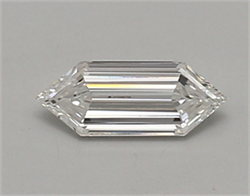 Picture of Lab Created Diamond 0.46 Carats, LONG HEXAGON with  Cut, E Color, vvs1 Clarity and Certified by IGI