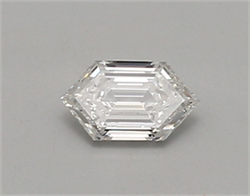 Picture of Lab Created Diamond 0.33 Carats, LONG HEXAGON with  Cut, D Color, vvs1 Clarity and Certified by IGI