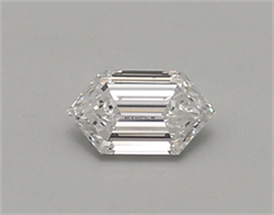 Picture of Lab Created Diamond 0.32 Carats, LONG HEXAGON with  Cut, D Color, vvs2 Clarity and Certified by IGI