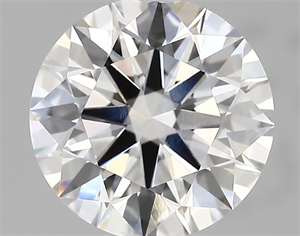 Picture of Lab Created Diamond 2.83 Carats, Round with ideal Cut, D Color, vvs1 Clarity and Certified by IGI