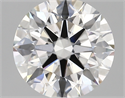 Lab Created Diamond 2.81 Carats, Round with ideal Cut, E Color, vs1 Clarity and Certified by IGI