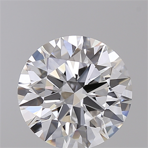 Picture of Lab Created Diamond 2.24 Carats, Round with Ideal Cut, D Color, VVS2 Clarity and Certified by IGI