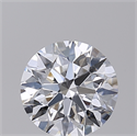 Lab Created Diamond 0.72 Carats, Round with Excellent Cut, D Color, VVS1 Clarity and Certified by IGI