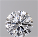 Lab Created Diamond 0.73 Carats, Round with Ideal Cut, D Color, VVS2 Clarity and Certified by IGI