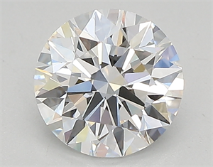 Picture of Lab Created Diamond 0.94 Carats, Round with ideal Cut, D Color, vvs2 Clarity and Certified by IGI