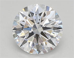 Picture of Lab Created Diamond 0.87 Carats, Round with ideal Cut, D Color, vvs2 Clarity and Certified by IGI