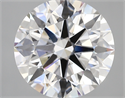 Lab Created Diamond 4.08 Carats, Round with ideal Cut, D Color, vvs2 Clarity and Certified by IGI