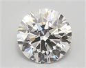 Lab Created Diamond 1.40 Carats, Round with ideal Cut, D Color, vvs2 Clarity and Certified by IGI