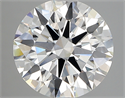 Del inventario de diamantes de laboratorio, 3.03 quilates, Redondo , Color E, claridad vvs1 y certificado IGI