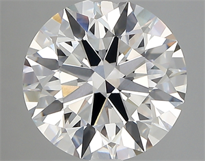 Picture of Lab Created Diamond 3.02 Carats, Round with ideal Cut, F Color, vvs1 Clarity and Certified by IGI