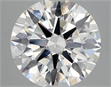 Lab Created Diamond 3.02 Carats, Round with ideal Cut, D Color, vvs2 Clarity and Certified by IGI