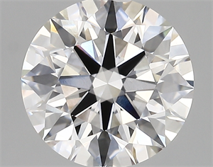 Picture of Lab Created Diamond 2.87 Carats, Round with ideal Cut, E Color, vvs1 Clarity and Certified by IGI
