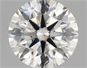 Del inventario de diamantes de laboratorio, 2.83 quilates, Redondo , Color G, claridad vvs2 y certificado IGI