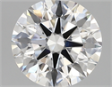 Lab Created Diamond 2.80 Carats, Round with ideal Cut, E Color, vvs2 Clarity and Certified by IGI