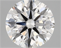 Lab Created Diamond 2.78 Carats, Round with ideal Cut, F Color, vvs1 Clarity and Certified by IGI