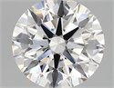 Lab Created Diamond 2.75 Carats, Round with ideal Cut, E Color, vvs1 Clarity and Certified by IGI