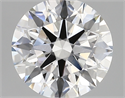 Lab Created Diamond 2.59 Carats, Round with ideal Cut, E Color, vvs1 Clarity and Certified by IGI