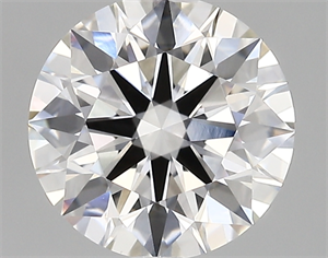 Picture of Lab Created Diamond 2.59 Carats, Round with ideal Cut, D Color, vvs1 Clarity and Certified by IGI