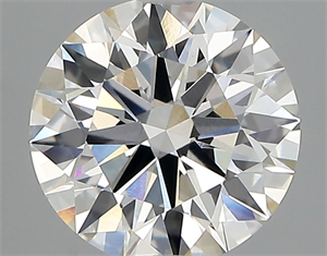 Picture of Lab Created Diamond 2.43 Carats, Round with ideal Cut, F Color, vvs2 Clarity and Certified by IGI