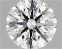 Lab Created Diamond 2.00 Carats, Round with ideal Cut, D Color, vvs1 Clarity and Certified by IGI