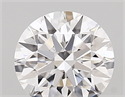 Lab Created Diamond 1.15 Carats, Round with ideal Cut, D Color, vs1 Clarity and Certified by IGI