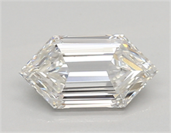 Picture of Lab Created Diamond 0.82 Carats, LONG HEXAGON with  Cut, F Color, vvs1 Clarity and Certified by IGI