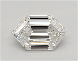 Picture of Lab Created Diamond 0.61 Carats, LONG HEXAGON with  Cut, E Color, vvs1 Clarity and Certified by IGI
