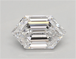 Picture of Lab Created Diamond 0.60 Carats, LONG HEXAGON with  Cut, D Color, vvs1 Clarity and Certified by IGI