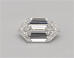 Picture of Lab Created Diamond 0.40 Carats, LONG HEXAGON with  Cut, E Color, vvs2 Clarity and Certified by IGI