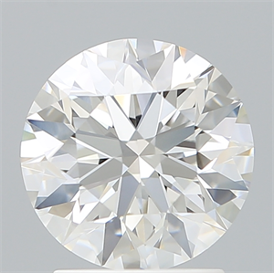 Picture of Lab Created Diamond 2.09 Carats, Round with Excellent Cut, F Color, VVS1 Clarity and Certified by IGI