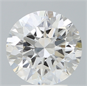 Lab Created Diamond 3.28 Carats, Round with Excellent Cut, F Color, VVS1 Clarity and Certified by IGI