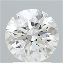 Del inventario de diamantes de laboratorio, 2.10 quilates, Redondo , Color D, claridad VVS2 y certificado IGI