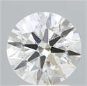 Del inventario de diamantes de laboratorio, 2.52 quilates, Redondo , Color E, claridad VS1 y certificado IGI