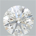 Del inventario de diamantes de laboratorio, 2.10 quilates, Redondo , Color D, claridad VVS2 y certificado IGI