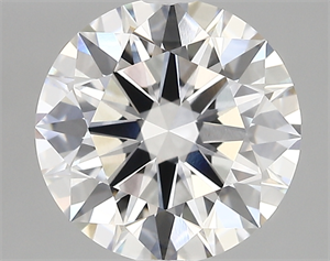 Picture of Lab Created Diamond 3.33 Carats, Round with ideal Cut, D Color, vvs1 Clarity and Certified by IGI